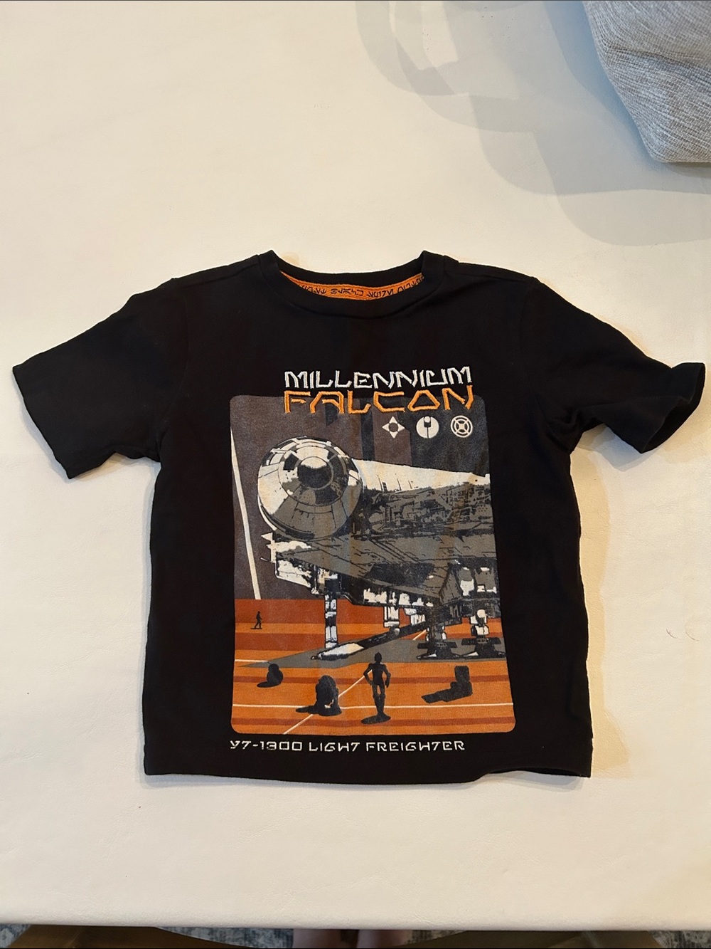 Disney Black Millennium Falcon Graphic Tee